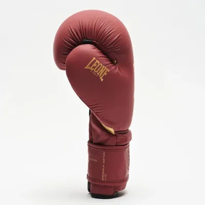 Боксерські рукавички Leone GN059X Bordeaux ED 10 унцій Бордовий (GN059X_BORDEAUX_10oz)