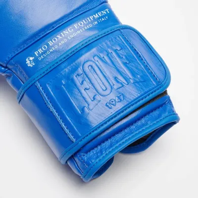 Боксерські рукавички Leone GN111 The Greatest Blue 16 унцій (GN111_Blue_16oz)