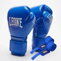 Боксерські рукавички Leone GN111 The Greatest Blue 16 унцій (GN111_Blue_16oz) Боксерські рукавички Leone GN111 The Greatest Blue 16 унцій (GN111_Blue_16oz)
