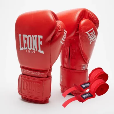 Боксерські рукавички Leone GN111 The Greatest Red 16 унцій (GN111_Red_16oz)