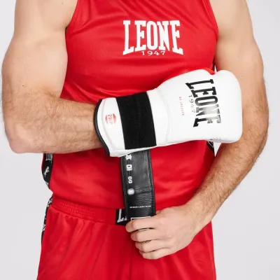 Боксерські рукавички Leone GN113 IL Tecnico N3 White 10 унцій (GN113_White_10oz)