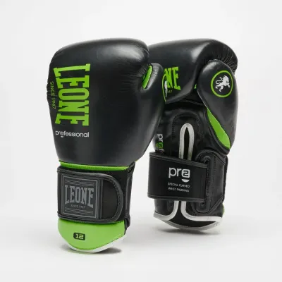 Боксерские перчатки Leone GN115 Professional 2 Black 16 унций (GN115_Black_16oz) Боксерские перчатки Leone GN115 Professional 2 Black 16 унций (GN115_Black_16oz)
