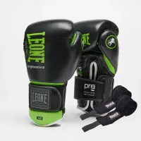 Боксерські рукавички Leone GN115 Professional 2 Black 16 унцій (GN115_Black_16oz) Боксерські рукавички Leone GN115 Professional 2 Black 16 унцій (GN115_Black_16oz)