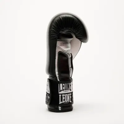 Боксерские перчатки Leone GN208 Iconic Black 14 унций (GN208_Black_14oz)