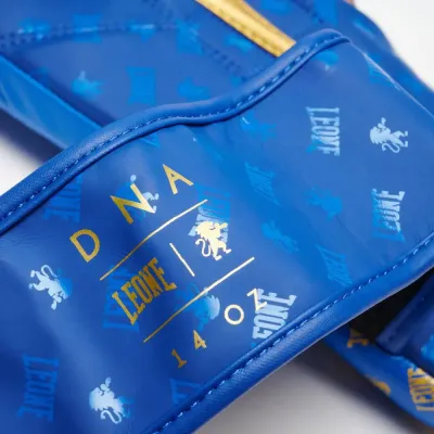 Боксерские перчатки Leone GN220 DNA Blue 16 унций (GN220_Blue_16oz)