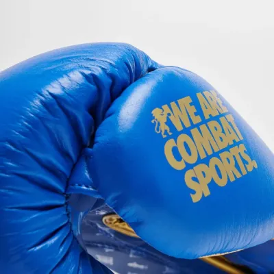 Боксерские перчатки Leone GN220 DNA Blue 16 унций (GN220_Blue_16oz)