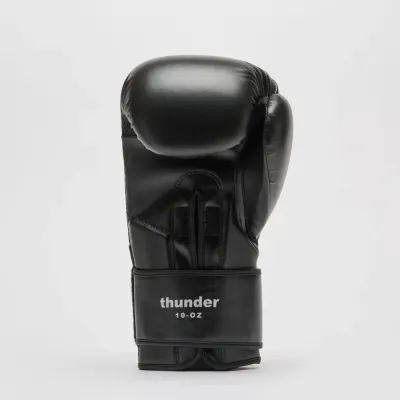 Боксерські рукавички Leone GN383 Thunder Black 10 унцій (GN383_Black_10oz)
