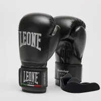 Боксерские перчатки Leone GN383 Thunder Black 16 унций (GN383_Black_16oz) Боксерские перчатки Leone GN383 Thunder Black 16 унций (GN383_Black_16oz)