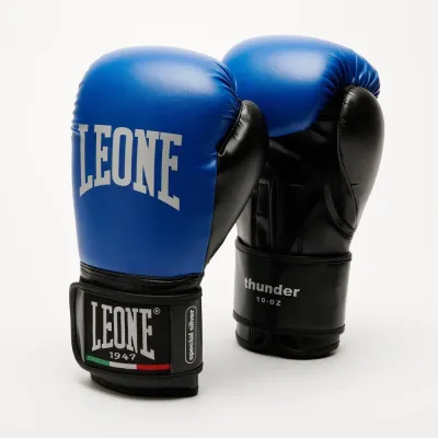 Боксерські рукавички Leone GN383 Thunder Blue 8 унцій (GN383_Blue_8oz)