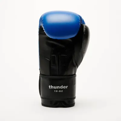 Боксерські рукавички Leone GN383 Thunder Blue 8 унцій (GN383_Blue_8oz)