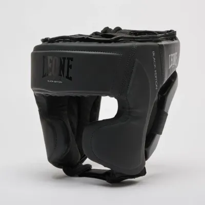 Боксерский шлем Leone CS435 Black M Боксерский шлем Leone CS435 Black M