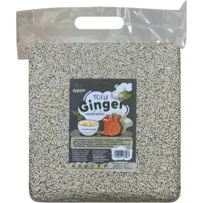 Наповнювач соєвий ЗооВетКонтинент Ginger Tofu Без аромату 6 л (000037123) Наповнювач соєвий ЗооВетКонтинент Ginger Tofu Без аромату 6 л (000037123)