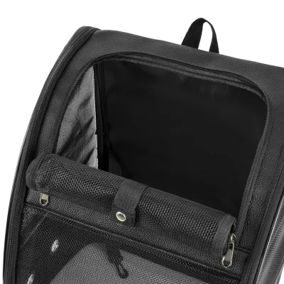 Рюкзак для перенесення домашніх тварин CosmoPet CP-27 41х32х29 см Чорний (3_06526) Рюкзак для перенесення домашніх тварин CosmoPet CP-27 41х32х29 см Чорний (3_06526)