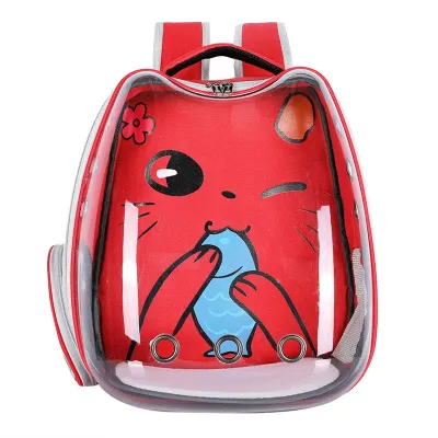 Рюкзак для переноски домашних питомцев CosmoPet CP-103 40х28х34 см Разноцветный (3_06528)