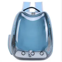 Рюкзак для перенесення домашніх тварин CosmoPet CP-102 39х35х23 см Блакитний (3_06531)