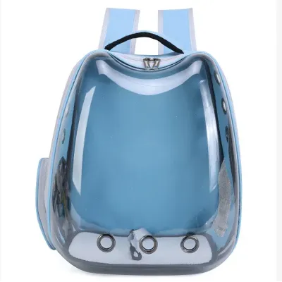 Рюкзак для перенесення домашніх тварин CosmoPet CP-102 39х35х23 см Блакитний (3_06531) Рюкзак для перенесення домашніх тварин CosmoPet CP-102 39х35х23 см Блакитний (3_06531)