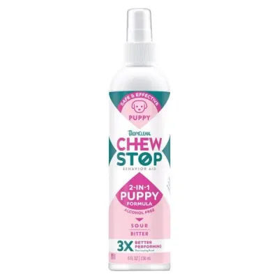 Спрей TropiClean Chew Stop від погризів 2в1 для цуценят 236 мл Спрей TropiClean Chew Stop від погризів 2в1 для цуценят 236 мл