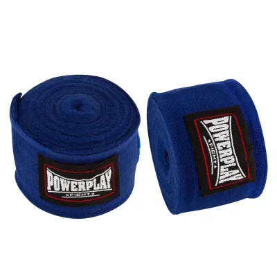 Бинты для бокса PowerPlay 3047 Lycra 450 см 2 шт Синий Бинты для бокса PowerPlay 3047 Lycra 450 см 2 шт Синий