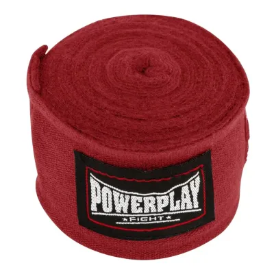 Бинты для бокса PowerPlay 3047 Lycra 450 см 2 шт Красный Бинты для бокса PowerPlay 3047 Lycra 450 см 2 шт Красный