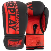 Боксерские перчатки PowerPlay 3086 Matt Challenger 12 унций Черно-красный (PP_3086_12oz_Bl/Red)
