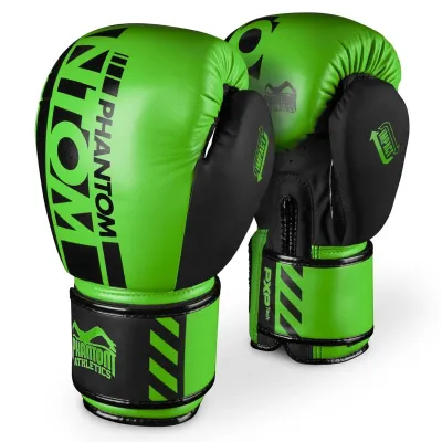 Боксерські рукавички Phantom Apex Neon 14 унцій Green (PHBG2883-14)