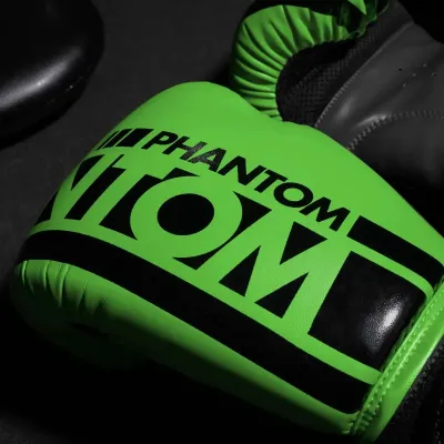 Боксерські рукавички Phantom Apex Neon 14 унцій Green (PHBG2883-14)