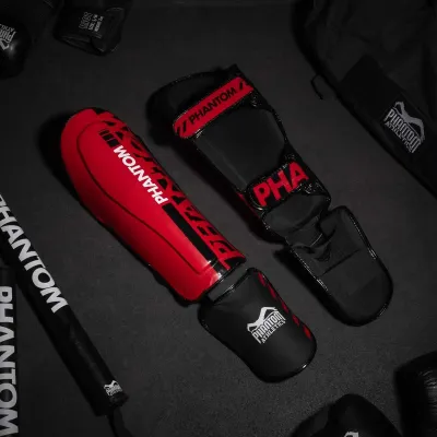 Захист гомілки та стопи Phantom Apex Striking Red S/M (PHSG2730-SM)