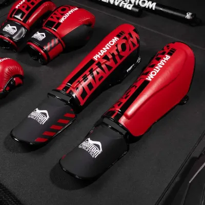 Захист гомілки та стопи Phantom Apex Striking Red S/M (PHSG2730-SM)