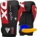 Боксерські рукавички RDX Rex F4 10 унцій Red Black (BGR-F4R-10OZ)