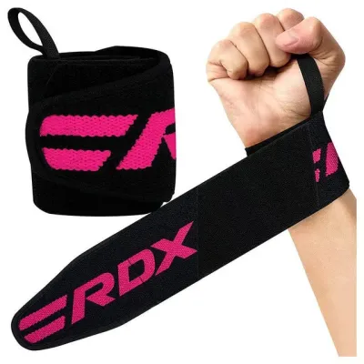 Бинты для запястий RDX W2 Gym Wrist Wraps Pro One Size 2 шт Pink (WAH-W2P)