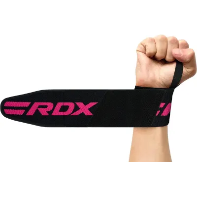 Бинты для запястий RDX W2 Gym Wrist Wraps Pro One Size 2 шт Pink (WAH-W2P)