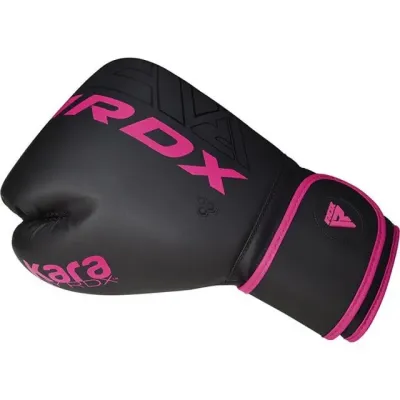 Боксерские перчатки RDX F6 Matte 12OZ 12 унций Pink (BGR-F6MP-12OZ)