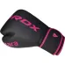 Боксерские перчатки RDX F6 Matte 12OZ 12 унций Pink (BGR-F6MP-12OZ)