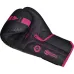 Боксерские перчатки RDX F6 Matte 12OZ 12 унций Pink (BGR-F6MP-12OZ)