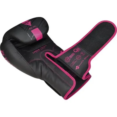 Боксерские перчатки RDX F6 Matte 12OZ 12 унций Pink (BGR-F6MP-12OZ)