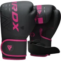Боксерские перчатки RDX F6 Matte 12OZ 12 унций Pink (BGR-F6MP-12OZ)