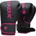 Боксерские перчатки RDX F6 Matte 12OZ 12 унций Pink (BGR-F6MP-12OZ)