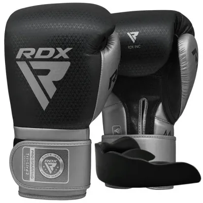 Боксерські рукавички RDX Mark Pro Sparring Tri Lira 2 16 унцій Silver (BGM-PSTL2S-16OZ)