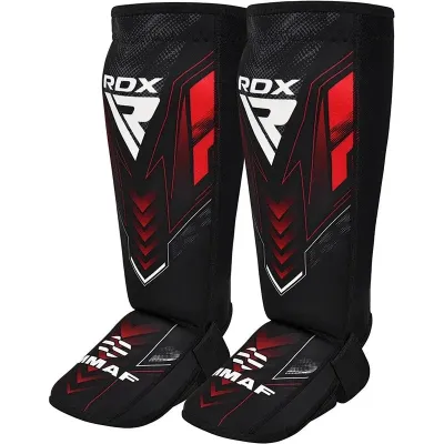 Захист для гомілок та стоп RDX Neoprene Shin Instep IMMAF-1 M Чорно-червоний (SGN-IMF-1R-M)