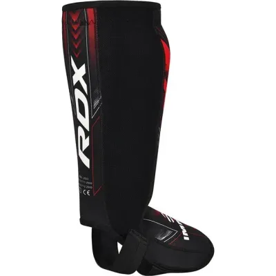 Захист для гомілок та стоп RDX Neoprene Shin Instep IMMAF-1 S Чорно-червоний (SGN-IMF-1R-S)