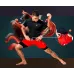 Шорти для MMA RDX T16 2-в-1 XL Red Black (MSC-T16RB-XL)