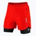 Шорти для MMA RDX T16 2-в-1 XL Red Black (MSC-T16RB-XL)