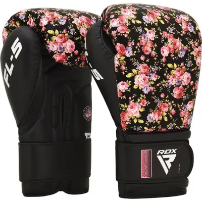 Боксерські рукавички RDX FL-5 10 унцій Black (BGR-FL5B-10oz)
