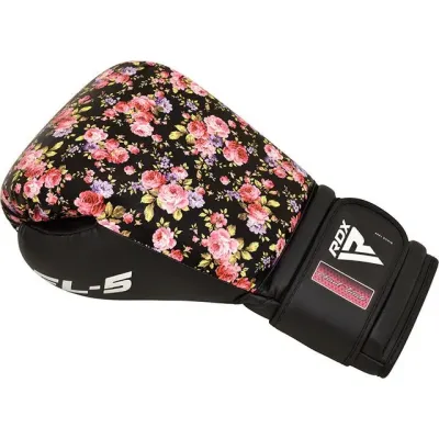 Боксерські рукавички RDX FL-5 10 унцій Black (BGR-FL5B-10oz)