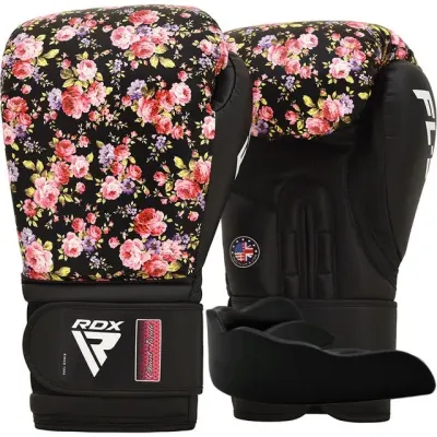 Боксерські рукавички RDX FL-5 10 унцій Black (BGR-FL5B-10oz)