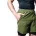 Шорты для MMA RDX T16 2-в-1 S Green Black (MSC-T16AGB-S) Шорты для MMA RDX T16 2-в-1 S Green Black (MSC-T16AGB-S)