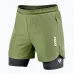 Шорти для MMA RDX T16 2-в-1 S Green Black (MSC-T16AGB-S)