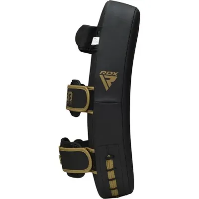 Пада для тайського боксу RDX ARM Pad F6 Matte 38x20 см Чорно-золотистий (APR-F6MGL)