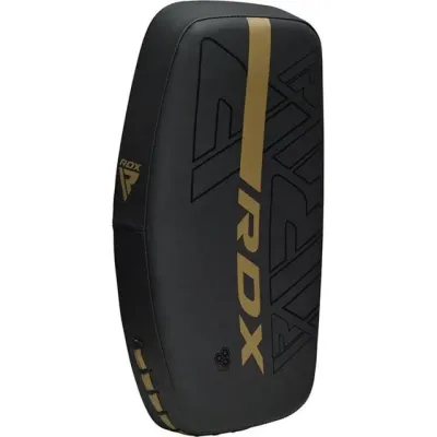 Пада для тайського боксу RDX ARM Pad F6 Matte 38x20 см Чорно-золотистий (APR-F6MGL)