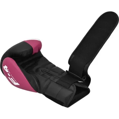 Боксерські рукавички RDX Rex F4 8 унцій Pink Black (BGR-F4P-8OZ)